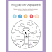 Color by Number Activity Worksheets | Fun Number Recognition Coloring Pages