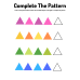 Complete the Pattern Worksheets | Color & Shape Pattern Recognition Activity