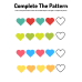 Complete the Pattern Worksheets | Color & Shape Pattern Recognition Activity