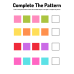 Complete the Pattern Worksheets | Color & Shape Pattern Recognition Activity