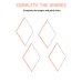 Complete the Shapes & Paint Them | Fun Shape Recognition Worksheets