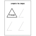 Complete the Shapes Worksheets for Kids | Draw and Finish Shapes Activity
