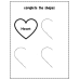 Complete the Shapes Worksheets for Kids | Draw and Finish Shapes Activity
