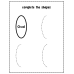 Complete the Shapes Worksheets for Kids | Draw and Finish Shapes Activity