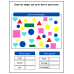 Count the Shapes and Write the Answer Worksheets