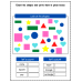 Count the Shapes and Write the Answer Worksheets