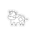 Farm Animals Scissor Skills Cut and Paste Activity Worksheets for Preschool & Kindergarten