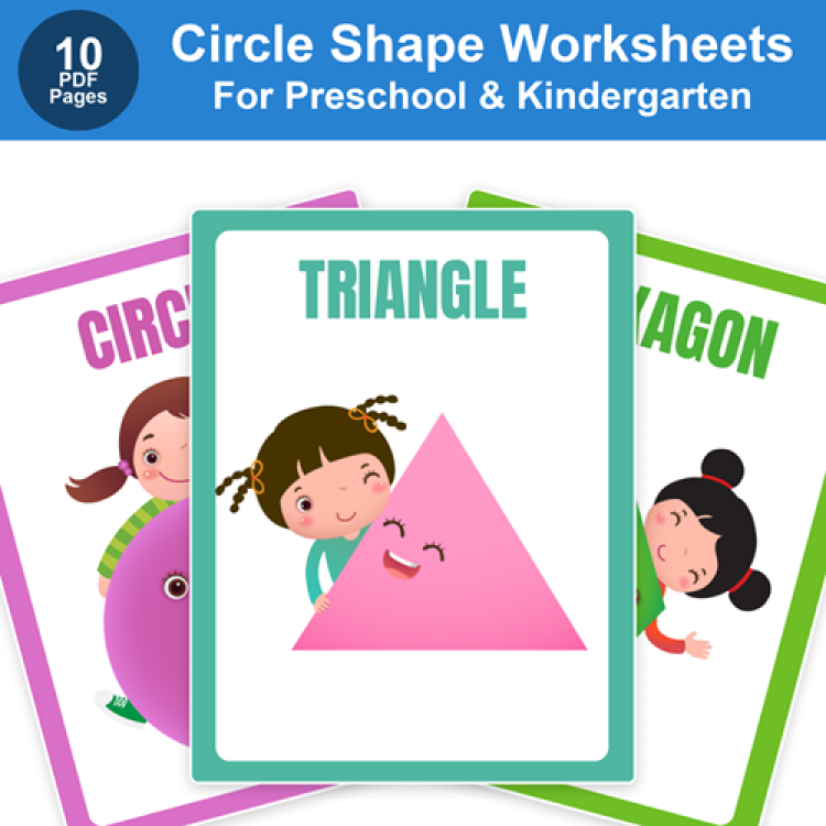 Circle Shape Worksheets for Preschool & Kindergarten | Circle Recognition & Tracing Activities