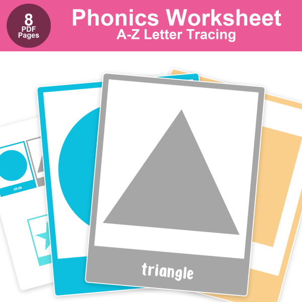 Shape Recognition Flash Cards for Kids | Early Learning Geometry & Matching Activities