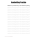 Handwriting Practice Worksheets for Kids | Letter Tracing & Writing Skills Activities