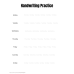 Handwriting Practice Worksheets for Kids | Letter Tracing & Writing Skills Activities