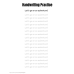 Handwriting Practice Worksheets for Kids | Letter Tracing & Writing Skills Activities