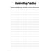 Handwriting Practice Worksheets for Kids | Letter Tracing & Writing Skills Activities