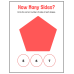 Count the Sides of Shapes Worksheets | Circle the Correct Answer Activity for Kids