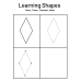 Learning Shapes Worksheets | Color, Trace, Connect & Draw Activities for Kids