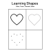 Learning Shapes Worksheets | Color, Trace, Connect & Draw Activities for Kids