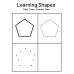 Learning Shapes Worksheets | Color, Trace, Connect & Draw Activities for Kids