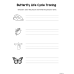 Butterfly Life Cycle  | Matching & Coloring Worksheets