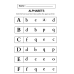 Alphabet Matching Worksheets  | Circle, Cut and Paste, Match