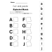 Alphabet Matching Worksheets  | Circle, Cut and Paste, Match