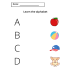 Alphabet Matching Worksheets  | Circle, Cut and Paste, Match