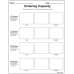 Ordering Capacity  | Coloring & Cutting Worksheets