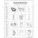 Ordering Capacity  | Coloring & Cutting Worksheets