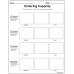 Ordering Capacity  | Coloring & Cutting Worksheets