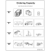 Ordering Capacity  | Coloring & Cutting Worksheets