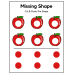Missing Shape Worksheets | Cut & Paste the Shape Printable Activity