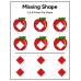Missing Shape Worksheets | Cut & Paste the Shape Printable Activity