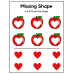 Missing Shape Worksheets | Cut & Paste the Shape Printable Activity